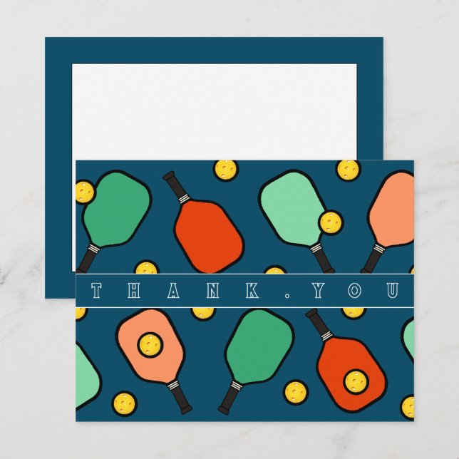 Pickleball Thank You Cards (Front/Back)