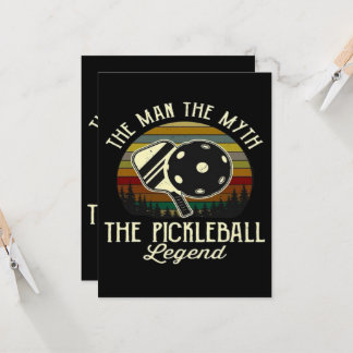 Pickleball- The Man, The Myth, The Legend 
