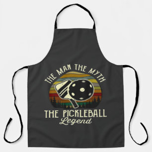 Pickleball- The Man, The Myth, The Legend Apron