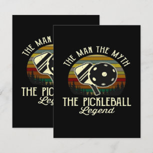 Pickleball- The Man, The Myth, The Legend  Enclosure Card