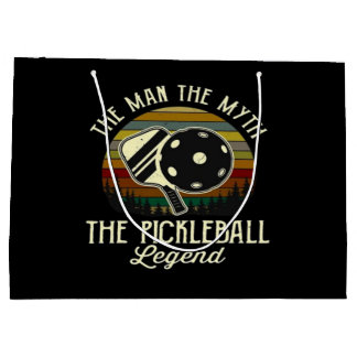Pickleball- The Man, The Myth, The Legend  Large Gift Bag