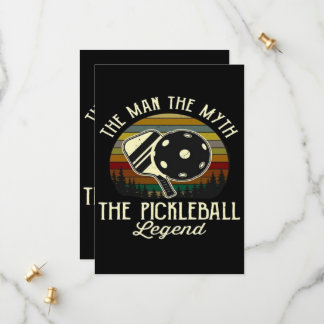 Pickleball- The Man, The Myth, The Legend  Save The Date