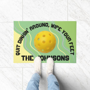 Pickleball Theme Personalised Doormat