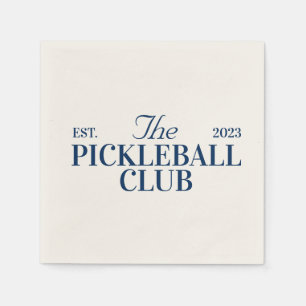 Pickleball themed party  napkin