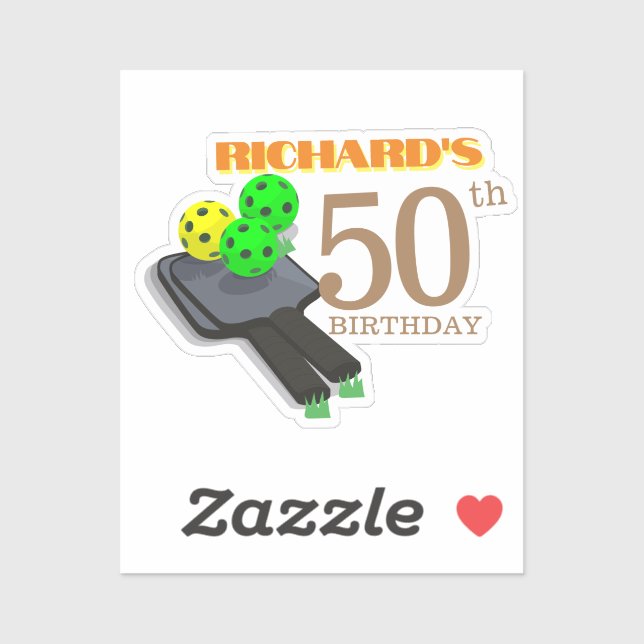 Pickleball Themed Sports Dinking Birthday Party (Sheet)