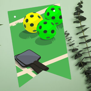 Pickleball Themed Sports Dinking Birthday Party Bunting