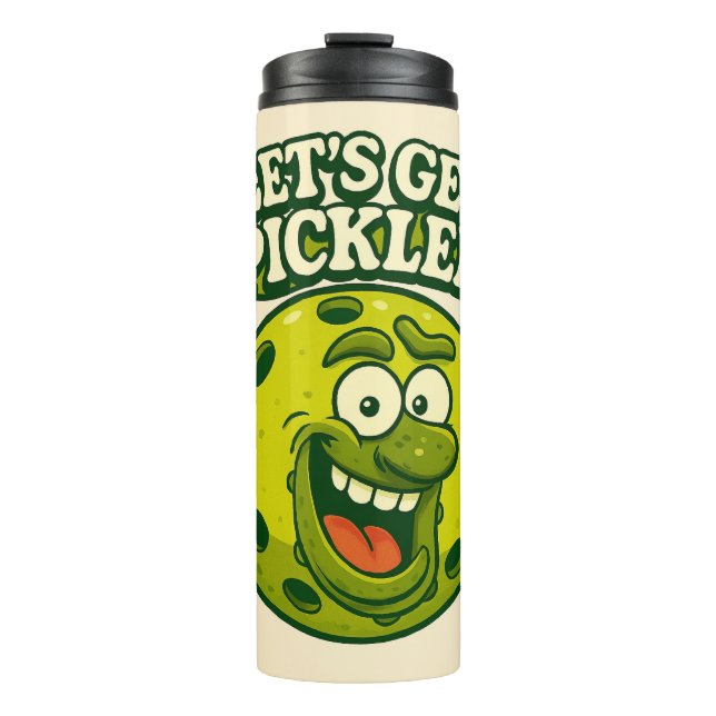Pickleball Themed  Thermal Tumbler (Front)