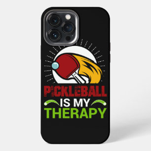 Pickleball Therapy: A Playful Escape on the Court iPhone 13 Pro Max Case