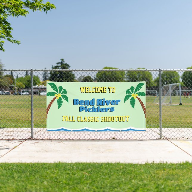 Pickleball Tournament 4 x 8 Outdoor Banner (Insitu)