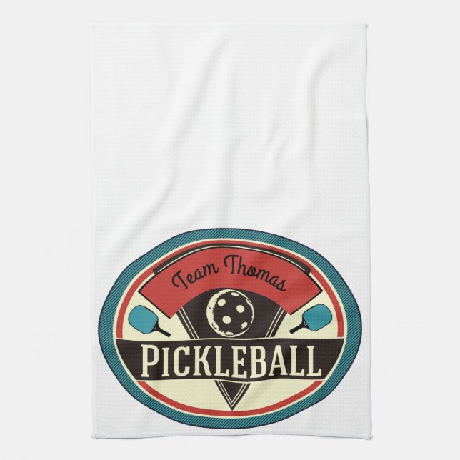 Pickleball towel - Vintage Design (Vertical)