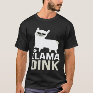 Pickleball Unique Pickle Ball Llama Dink T-Shirt