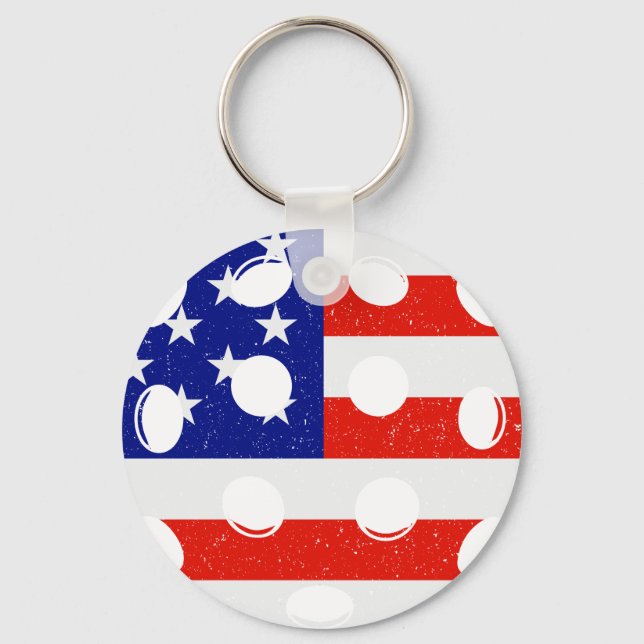 pickleball usa key ring (Front)