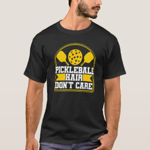 Pickleball Vintage Pickleball Hair Paddleball T-Shirt