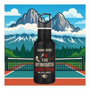 Pickleball Water Bottle Featuring The Intimidator