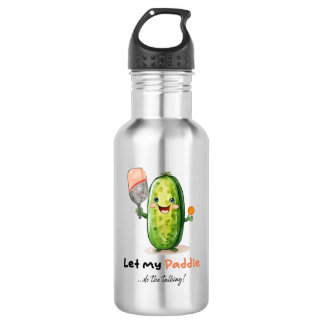 Pickleball Water Bottle, Funny, Cute Pickleball 532 Ml Water Bottle