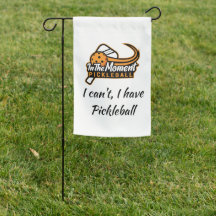 Pickleball Weatherproof Personalised Garden Flag