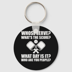 Pickleball Whose Serve Score League Pickleball Key Ring