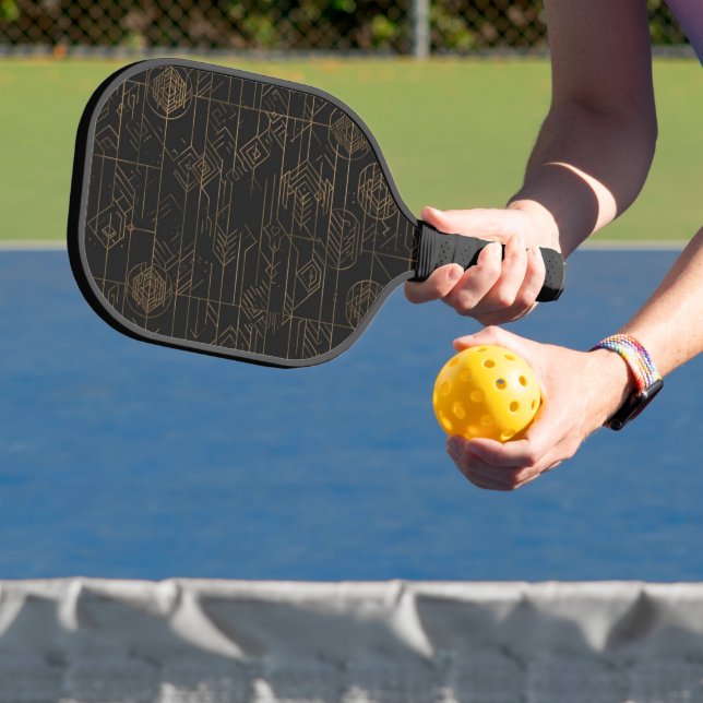 Pickleball with modern design pickleball paddle (Insitu)