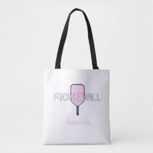 Pickleball with Pickleball Paddle Personalised  Tote Bag