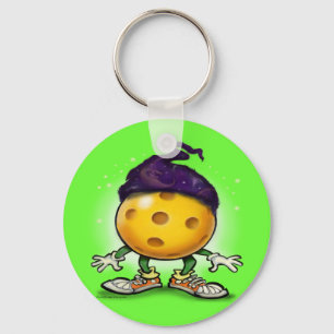 Pickleball Wizard Key Ring