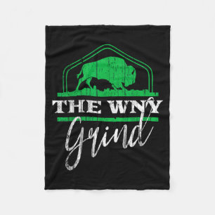 Pickleball wny grind buffalo 716 western new york fleece blanket