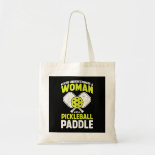 Pickleball Woman Funny Pickleball Player Gift Tote Bag