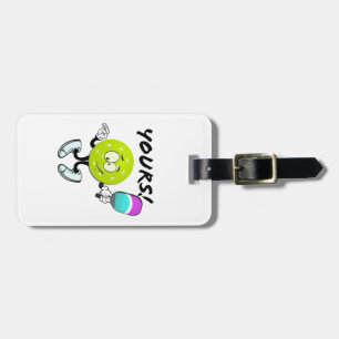 Pickleball: yours luggage tag