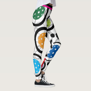 Pickleballs (XXL tile size)  Leggings