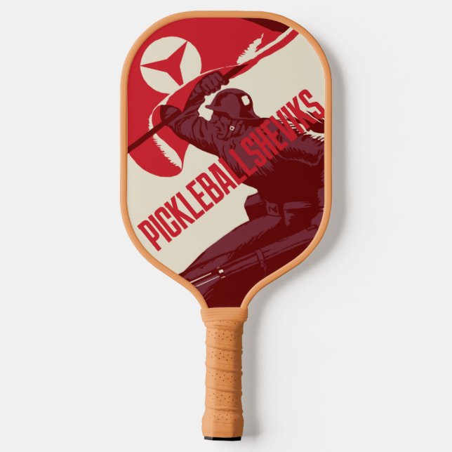PICKLEBALLSHEVIKS PICKLEBALL PADDLE (Back)