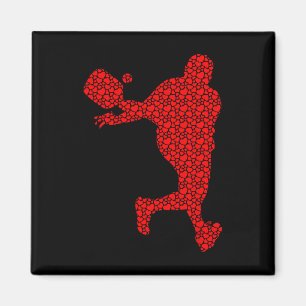Picklebyll Lovers Valentine Hearts Love Cute Silho Magnet