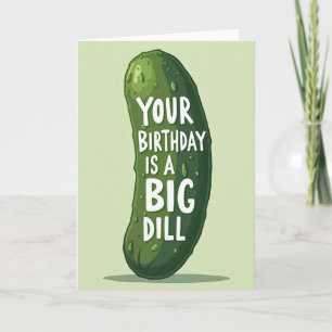 Pickled Birthday Wishes Card
