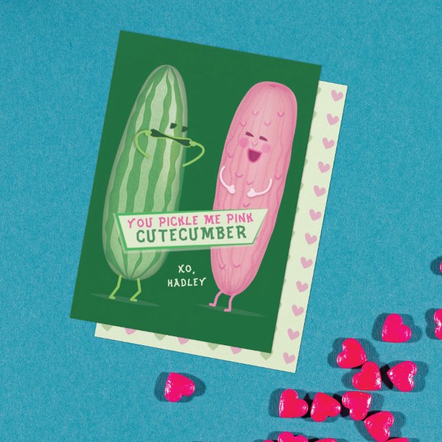 Pickled Pink Classroom Valentine's Day Card (Creator Uploaded)