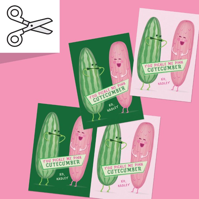 Pickled Pink Classroom Valentine's Day Card (Creator Uploaded)