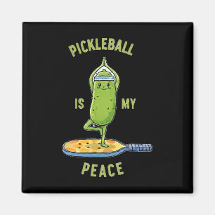 Picklell Is My Peace Tee Funny Pickle Yoga On Padd Magnet