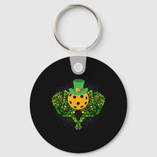 Picklell St Patricks Day Lucky Picklell Player Sha Key Ring