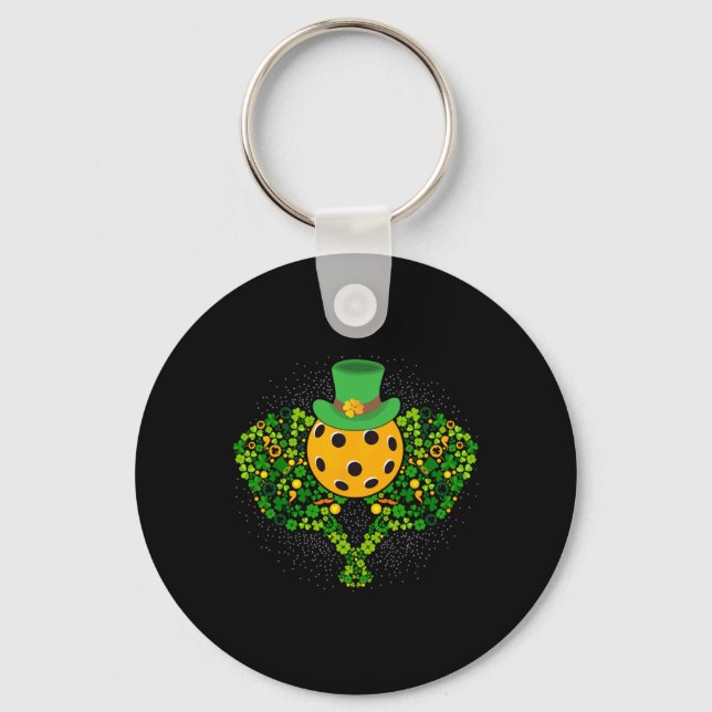 Picklell St Patricks Day Lucky Picklell Player Sha Key Ring (Front)