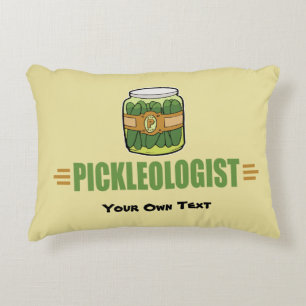 PICKLEOLOGIST Funny Pickle Lovers Decorative Cushion