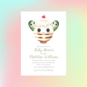 Pickles and Ice Cream Baby Shower Invitation