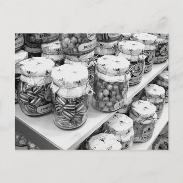 Pickles and Sweets in Jars postcard (Front)