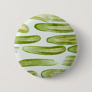 Pickles Green 6 Cm Round Badge