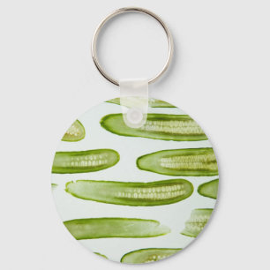 Pickles Green Key Ring
