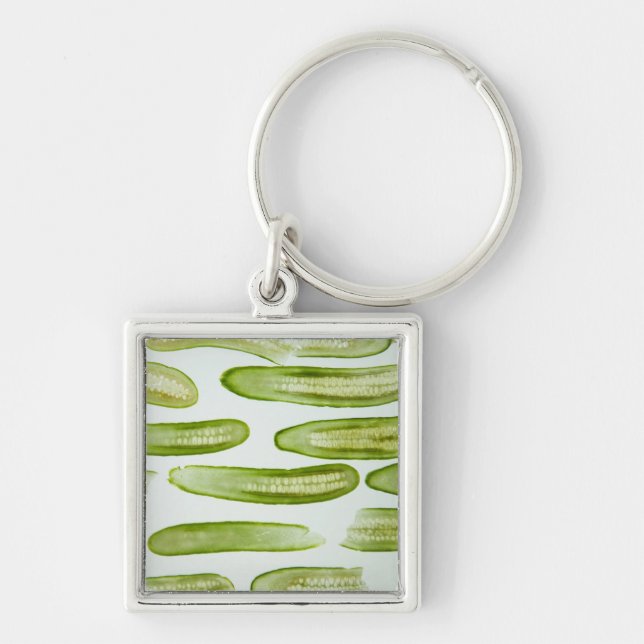 Pickles Green Key Ring (Front)