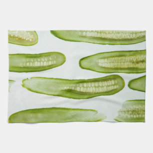 Pickles Green Tea Towel