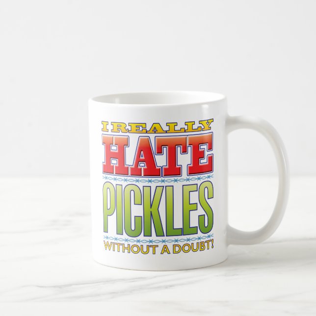 Pickles Hate Coffee Mug (Right)