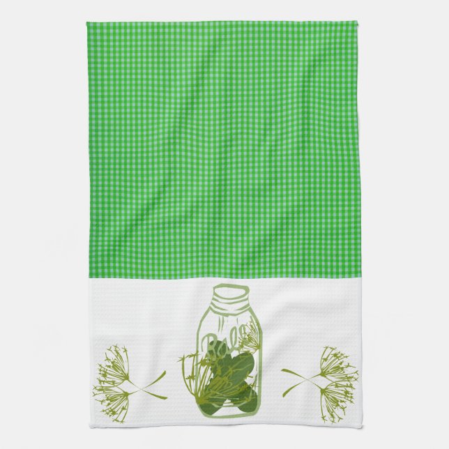 Pickles Kitchen Designs Tea Towel (Vertical)
