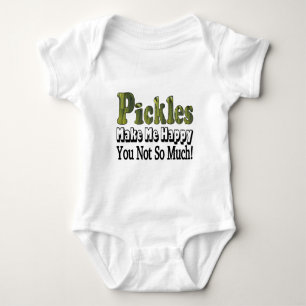 Pickles Make Me Happy Baby Bodysuit