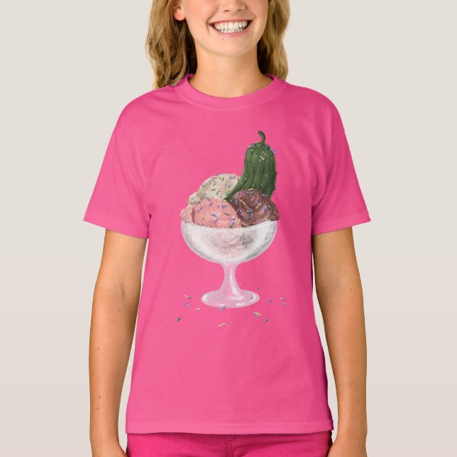 Pickles n Ice Cream T-Shirt (Front)