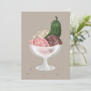 Pickles n Ice Cream Thank You Card