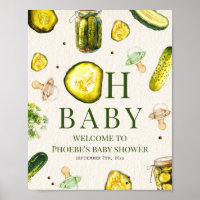 Pickles & Pacifiers Neutral Baby Shower Welcome