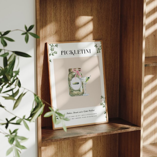 Pickletini | Bachelorette Signature Drink Poster (Creator Uploaded)